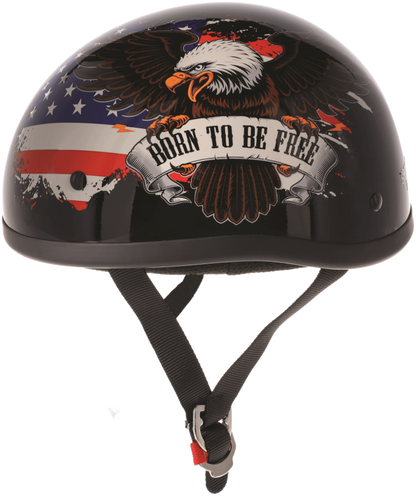 Bikers Choice Skid Lids Freedom Eagle Original Helmet - Small