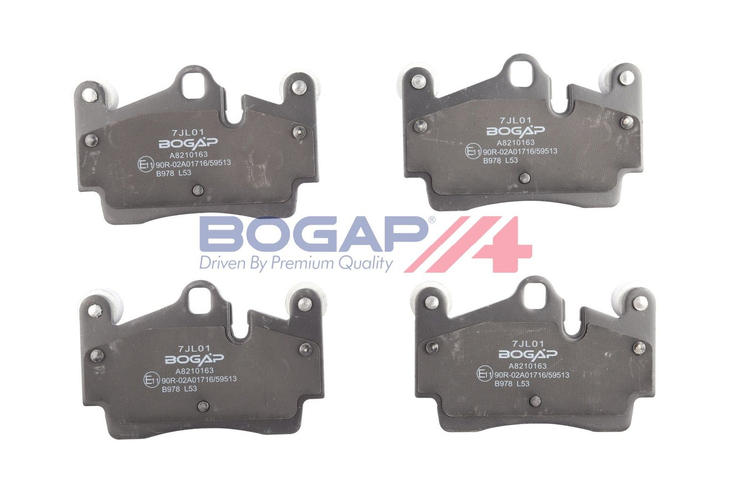 BOGAP A8210163 Brake Pad Set, Disc Brake