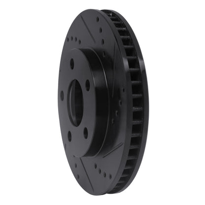 R1 Concepts R1 97-05 Buick Century Front Right Drilled & Slotted Black Brake Rotor