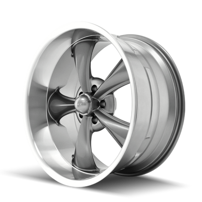 Ridler Wheels Ridler 695 20x8.5 / 5x120.65 BP / 0mm Offset / 83.82mm Hub Gloss Grey Machined Wheel