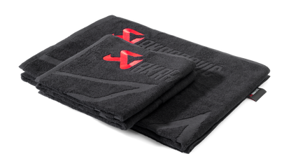 Akrapovic Akrapovic Towel Set - Black w/ Red Logo