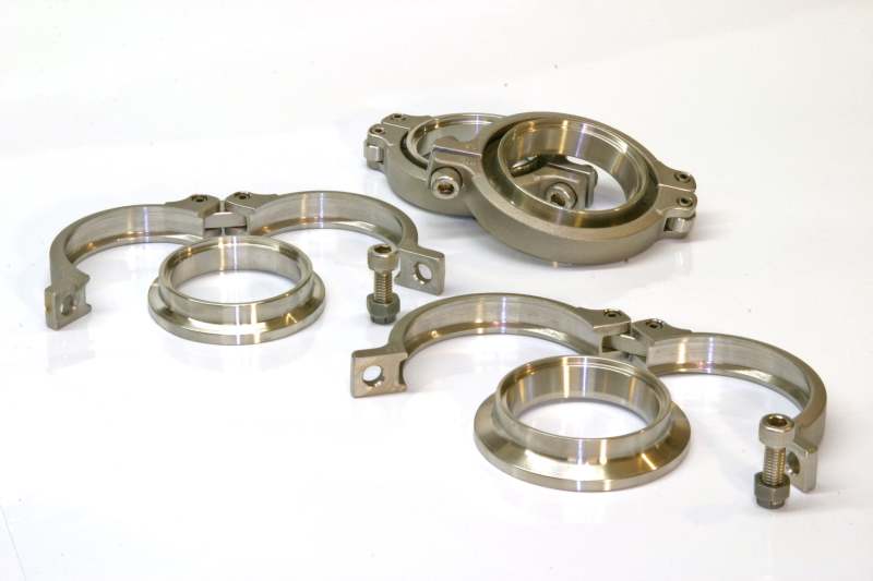 TiALSport TiAL Sport MVS Optional Inlet/Outlet V-Band Clamp Set (Drop Ship Only/Must Order w/MVS Wastegate)