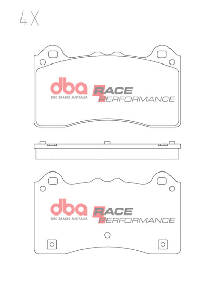 DBA 17-19 Ford Focus RS Front RP Performance Brake Pads