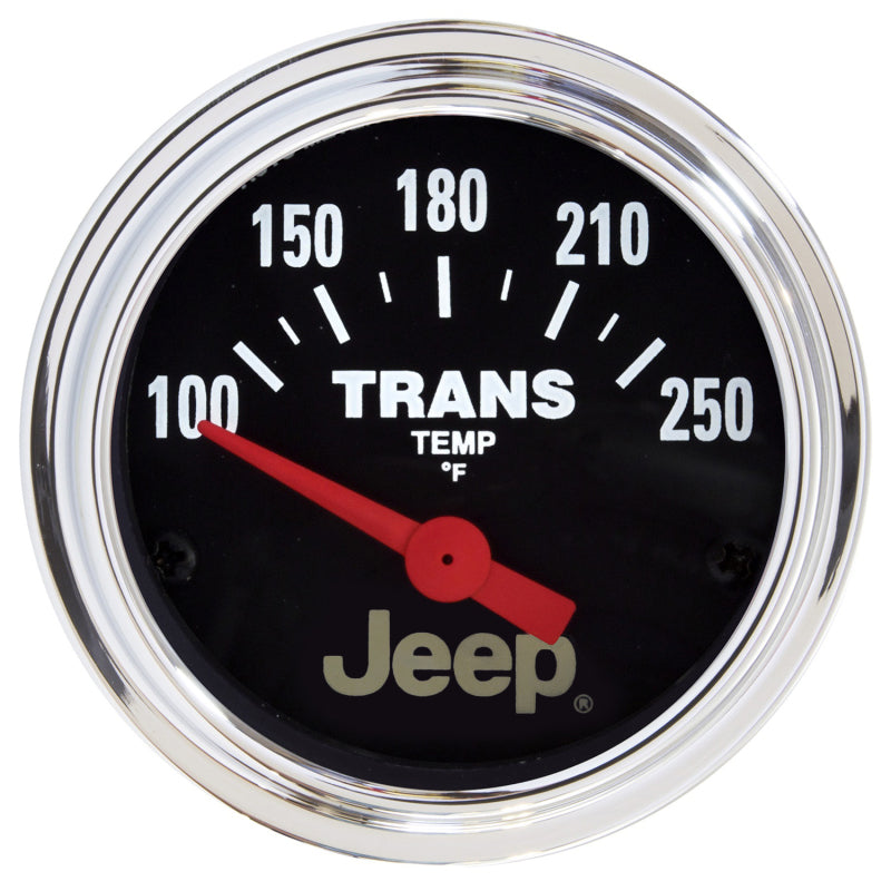 Autometer Jeep 52.4mm Short Sweep Electronic 100-250 Def F Transmission Temperature Gauge