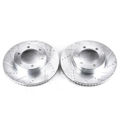 PowerStop Power Stop 01-07 Toyota Sequoia Front Evolution Drilled & Slotted Rotors - Pair