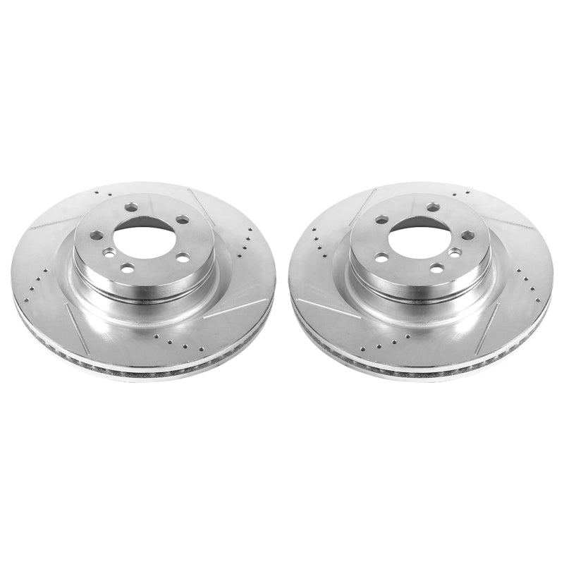 PowerStop Power Stop 06-09 Land Rover Range Rover Front Evolution Drilled & Slotted Rotors - Pair