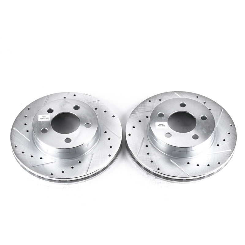 PowerStop Power Stop 95-01 Ford Explorer Front Evolution Drilled & Slotted Rotors - Pair