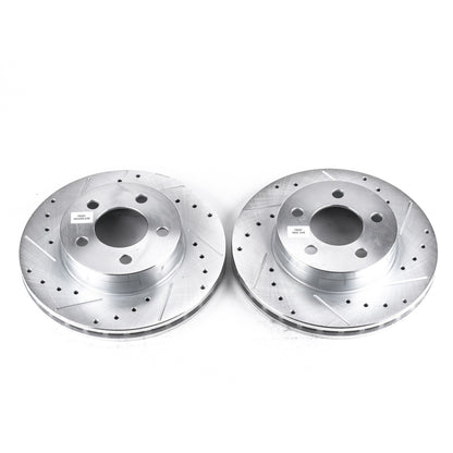PowerStop Power Stop 95-01 Ford Explorer Front Evolution Drilled & Slotted Rotors - Pair