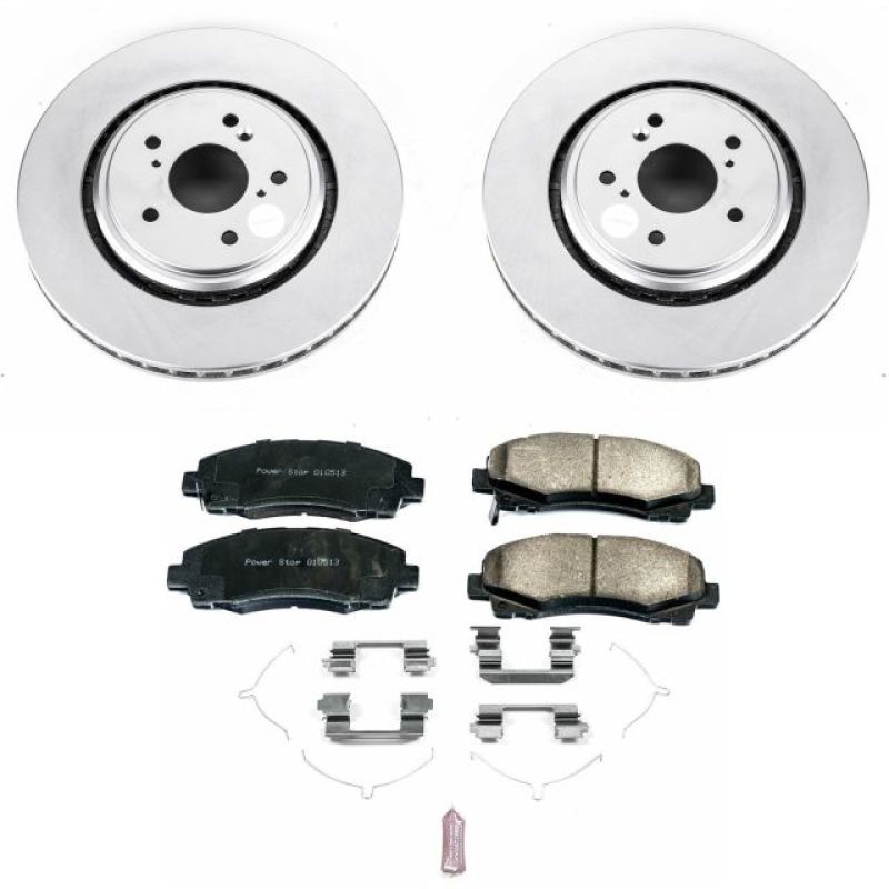 PowerStop Power Stop 15-19 Acura TLX Front Z17 Evolution Geomet Coated Brake Kit