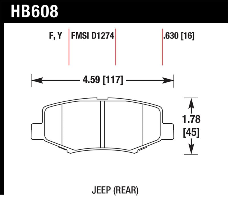 Hawk Performance Hawk HPS Street Brake Pads