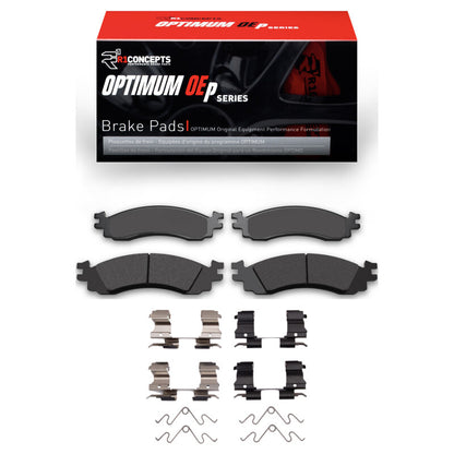 R1 Concepts R1 10-12 Ford Taurus SHO Front Optimum OE Pads & Hardware Kit