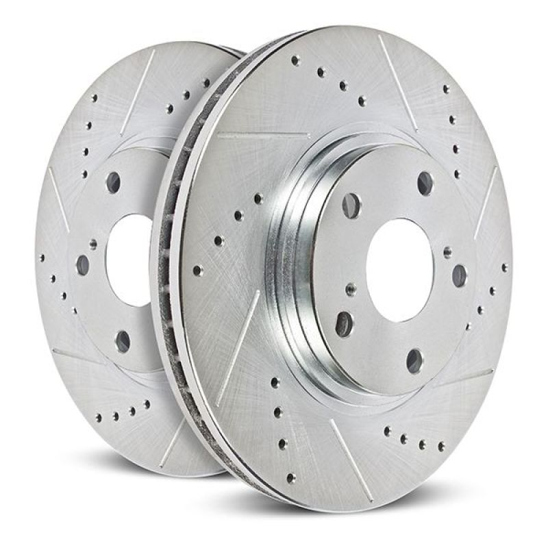 PowerStop Power Stop 03-05 Hyundai Sonata Front Evolution Drilled & Slotted Rotor - Pair