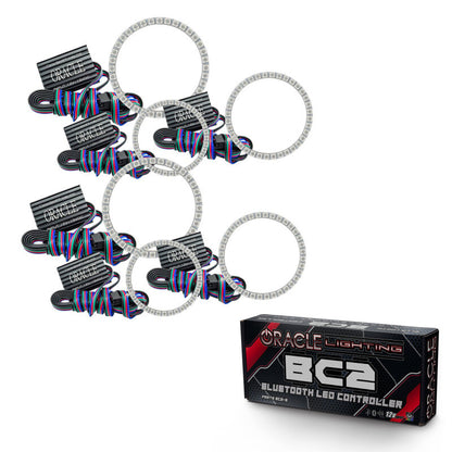 ORACLE Lighting Oracle Chevy Corvette C6 05-13 Halo Kit - Triple - ColorSHIFT w/ BC1 Controller