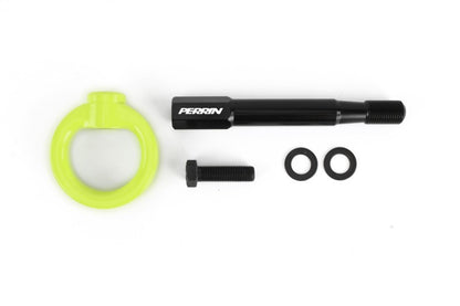 Perrin Performance PERRIN 22-26 Subaru WRX / 18-23 Crosstrek Tow Hook Kit (Rear) - Neon Yellow