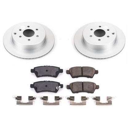 PowerStop Power Stop 05-12 Nissan Pathfinder Rear Z17 Evolution Geomet Coated Brake Kit