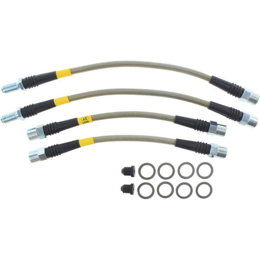 StopTech 950.34527 - Stainless Steel Brake Lines; Rear
