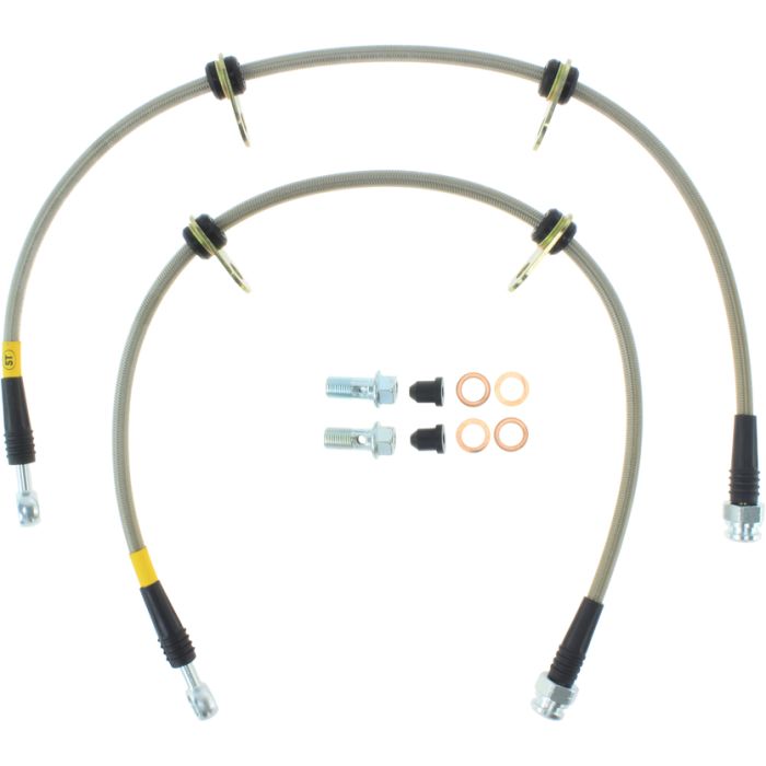 StopTech 950.40001 - Stainless Steel Brake Lines; Front