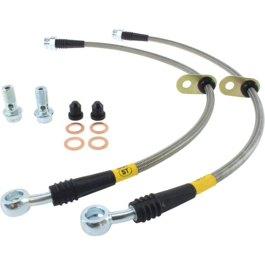 StopTech 950.40005 - Stainless Steel Brake Lines; Front