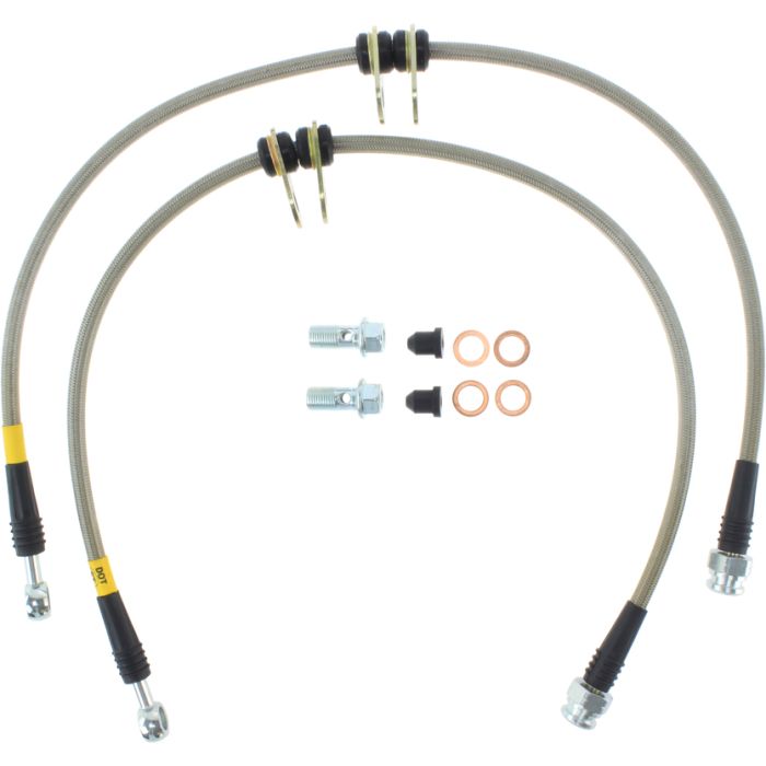StopTech 950.40008 - Stainless Steel Brake Lines; Front