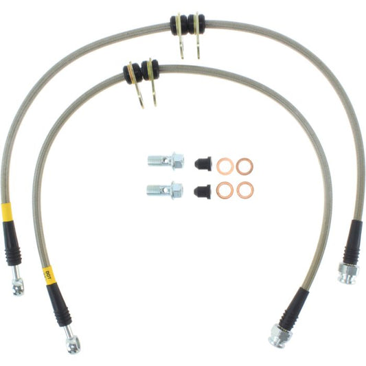 StopTech 950.40008 - Stainless Steel Brake Lines; Front