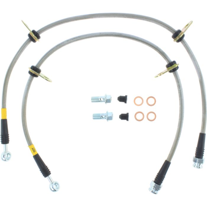 StopTech 950.40012 - Stainless Steel Brake Lines; Front