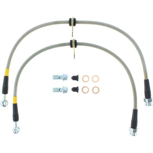 StopTech 950.40501 - Stainless Steel Brake Lines; Rear