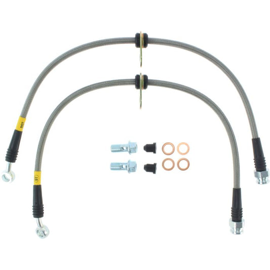 StopTech 950.40502 - Stainless Steel Brake Lines; Rear