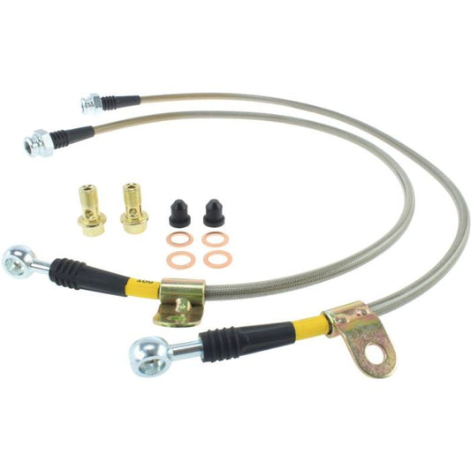 StopTech 950.42004 - Stainless Steel Brake Lines; Front