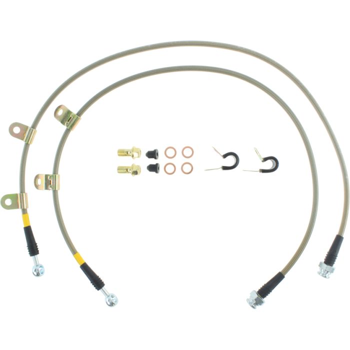 StopTech 950.42012 - Stainless Steel Brake Lines; Front