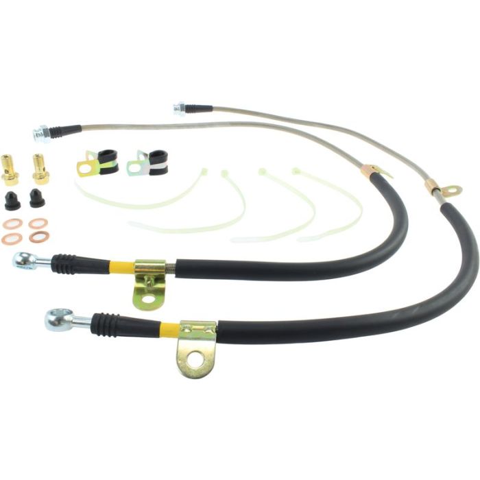 StopTech 950.42017 - Stainless Steel Brake Lines; Front