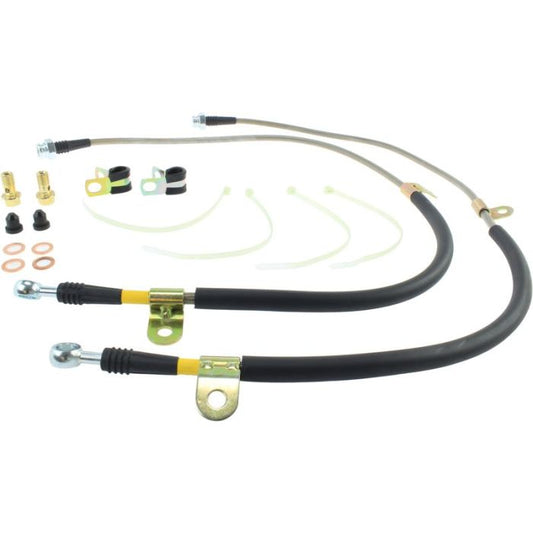 StopTech 950.42017 - Stainless Steel Brake Lines; Front