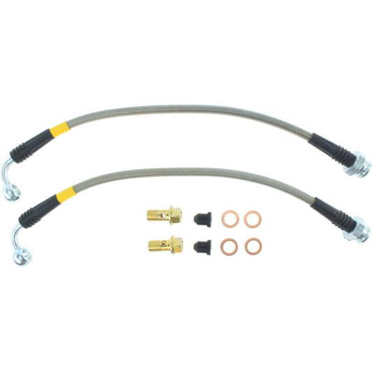 StopTech 950.42503 - Stainless Steel Brake Lines; Rear