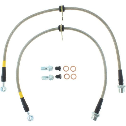 StopTech 950.44005 - Stainless Steel Brake Lines; Front