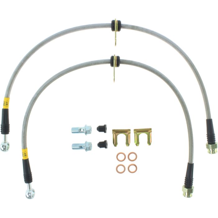 StopTech 950.44034 - Stainless Steel Brake Lines; Front