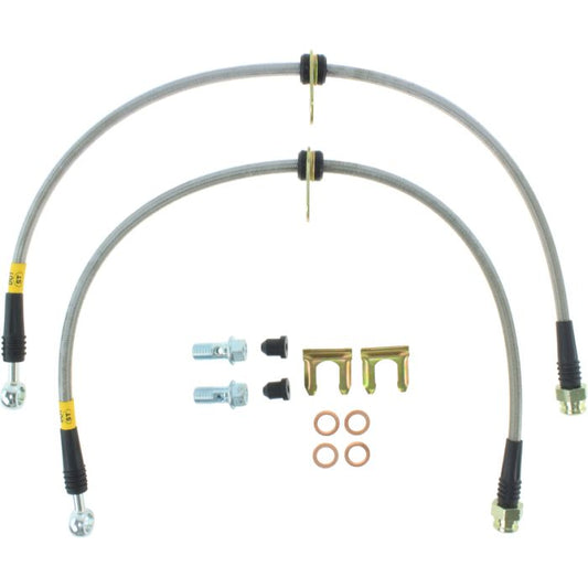 StopTech 950.44034 - Stainless Steel Brake Lines; Front