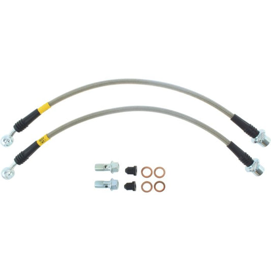 StopTech 950.44504 - Stainless Steel Brake Lines; Rear
