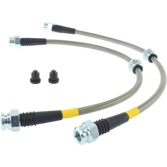 StopTech 950.45001 - Stainless Steel Brake Lines; Front