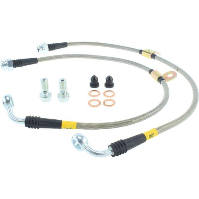 StopTech 950.45005 - Stainless Steel Brake Lines; Front