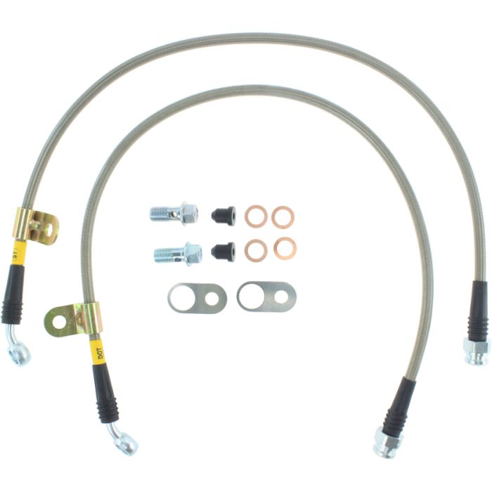StopTech 950.45007 - Stainless Steel Brake Lines; Front