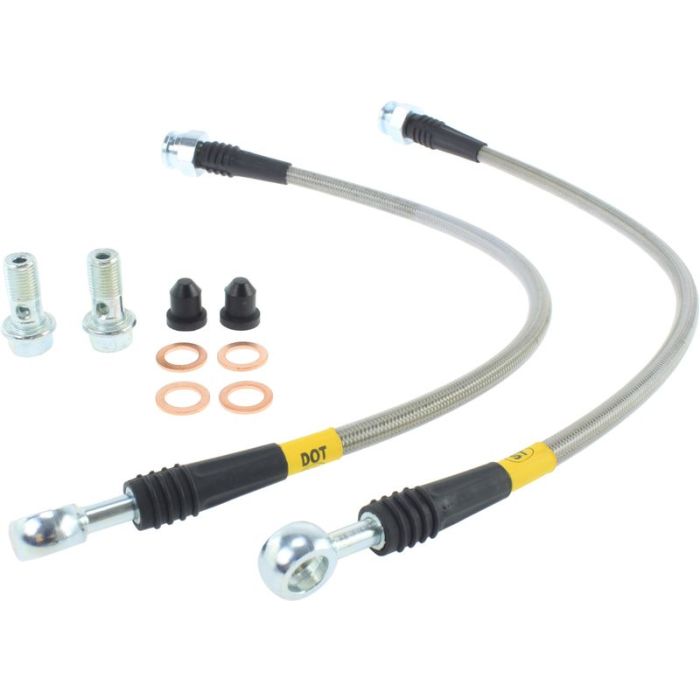 StopTech 950.45008 - Stainless Steel Brake Lines; Front
