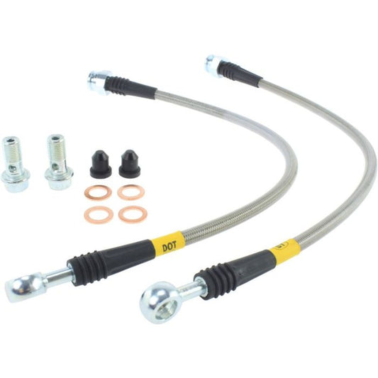 StopTech 950.45008 - Stainless Steel Brake Lines; Front