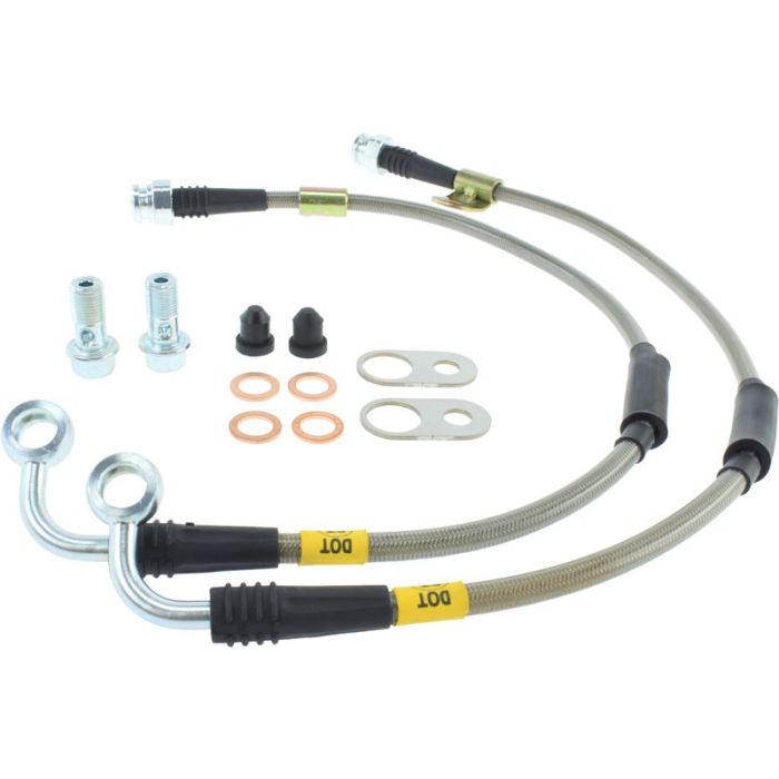 StopTech 950.45011 - Stainless Steel Brake Lines; Front