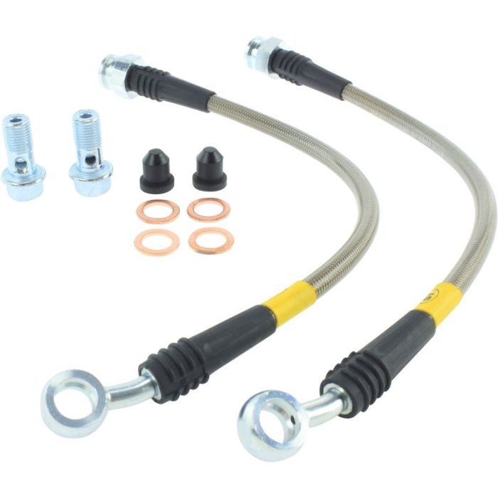StopTech 950.45502 - Stainless Steel Brake Lines; Rear