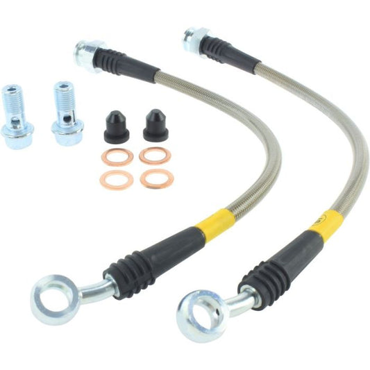 StopTech 950.45502 - Stainless Steel Brake Lines; Rear
