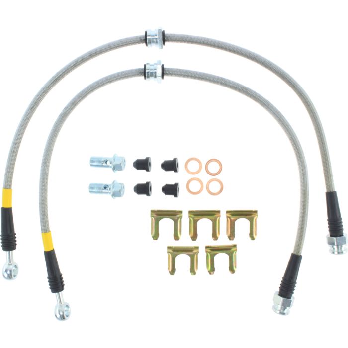 StopTech 950.46005 - Stainless Steel Brake Lines; Front