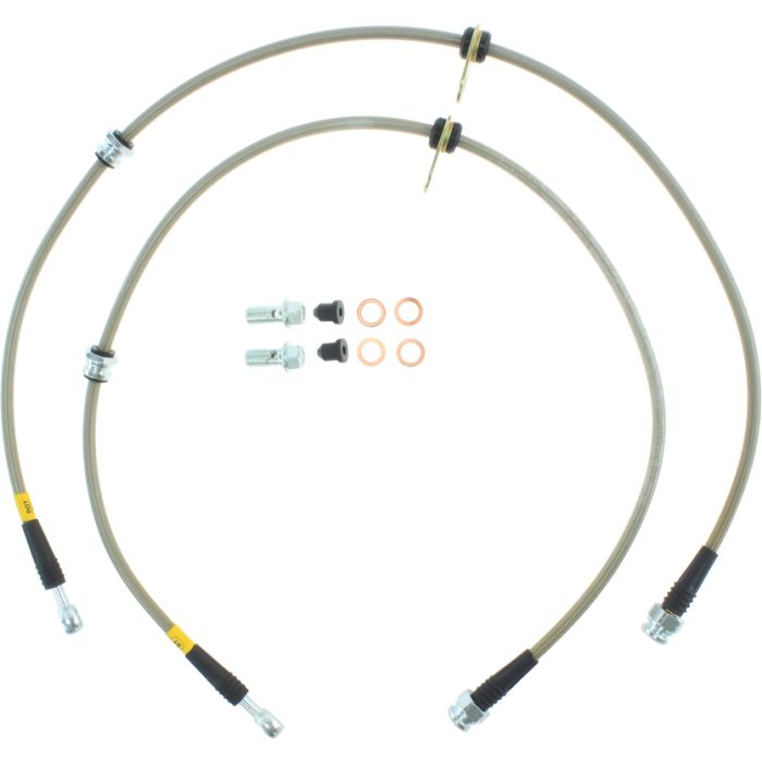 StopTech 950.46007 - Stainless Steel Brake Lines; Front