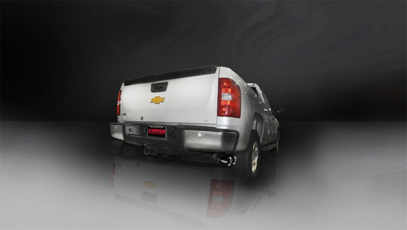 CORSA Performance Corsa 2011-2013 GMC Sierra Ext. Cab/Std. Bed 1500 6.2L V8 Black Sport Cat-Back Exhaust