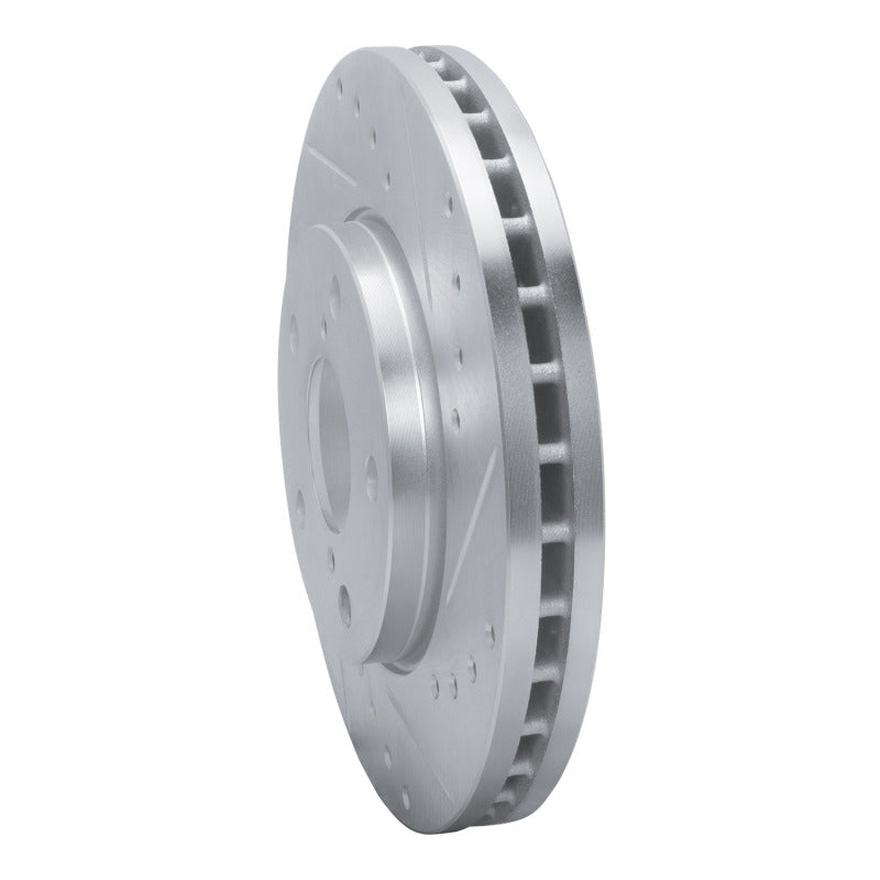 R1 Concepts R1 92-95 Toyota MR2 Front Right Drilled & Slotted Silver Brake Rotor