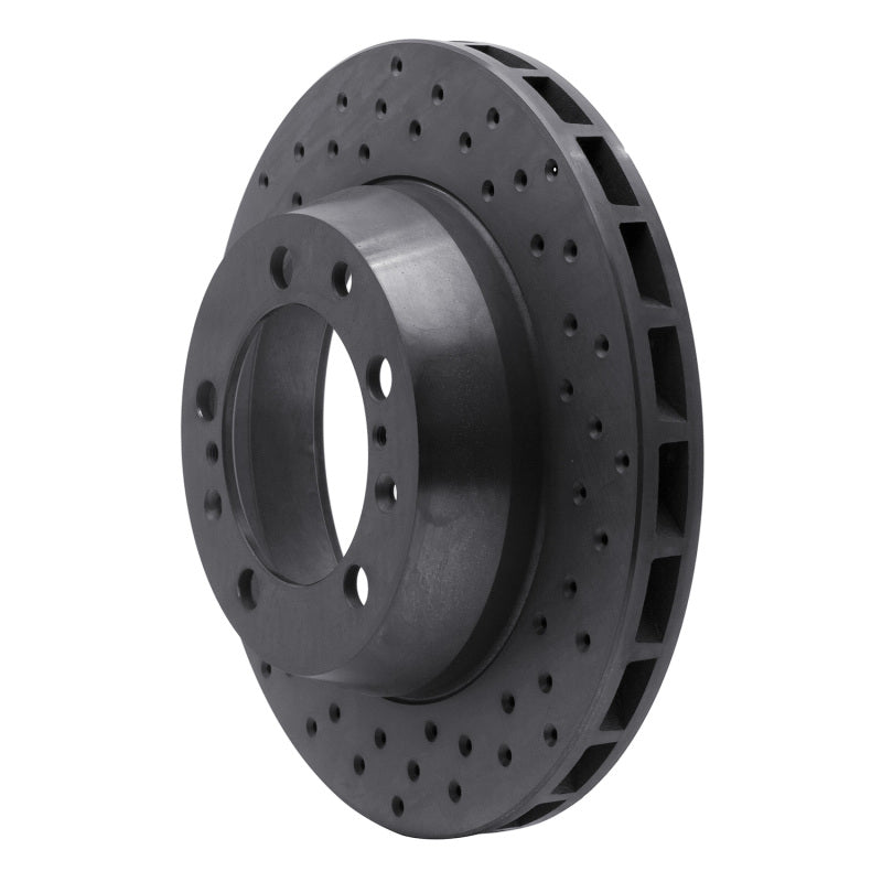 R1 Concepts R1 91-97 Porsche 911 Rear Left Drilled Black Brake Rotor
