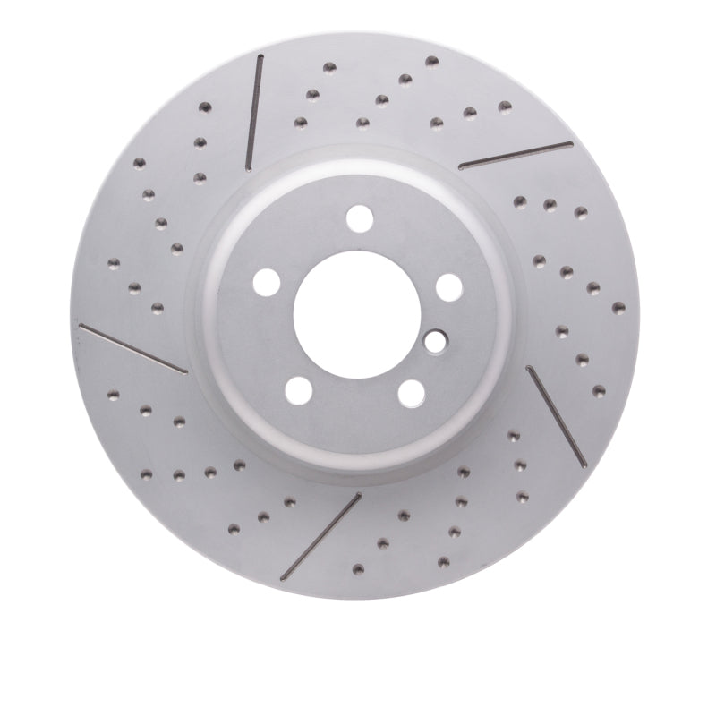 DFC 13-20 BMW ActiveHybrid 3 Front Hi-Carbon Alloy Geomet Coated Rotor - Dimpled and Slotted